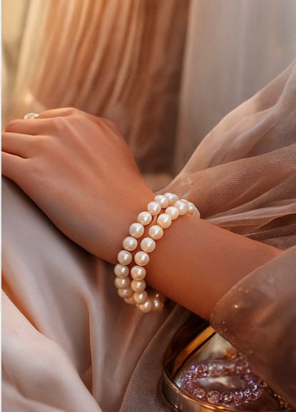 Elegent Pearls -Bracs